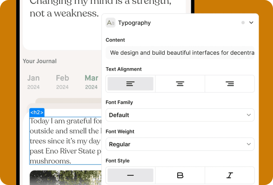 Say hello to typography in MagicPath. preview